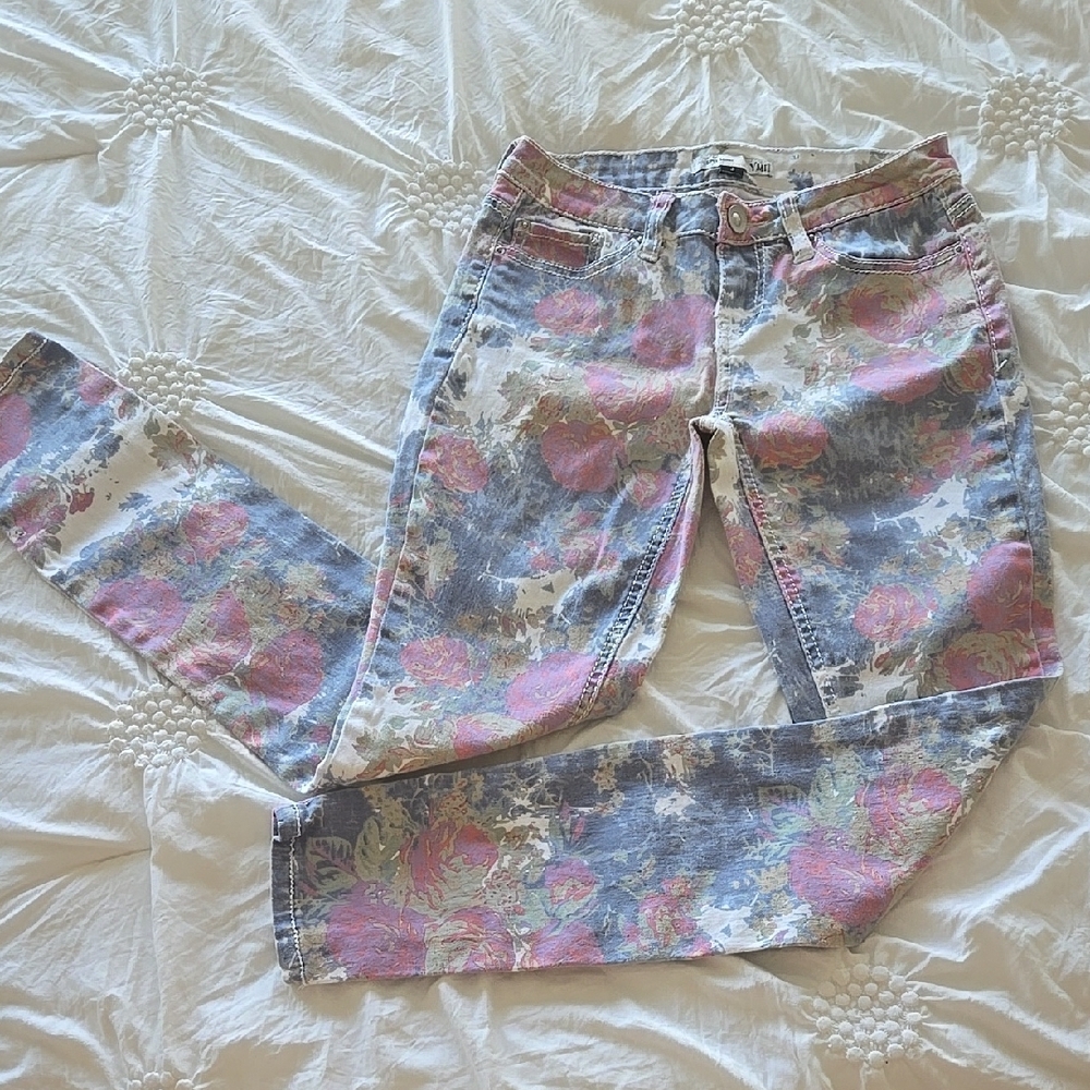 Floral Print Women's Jeans